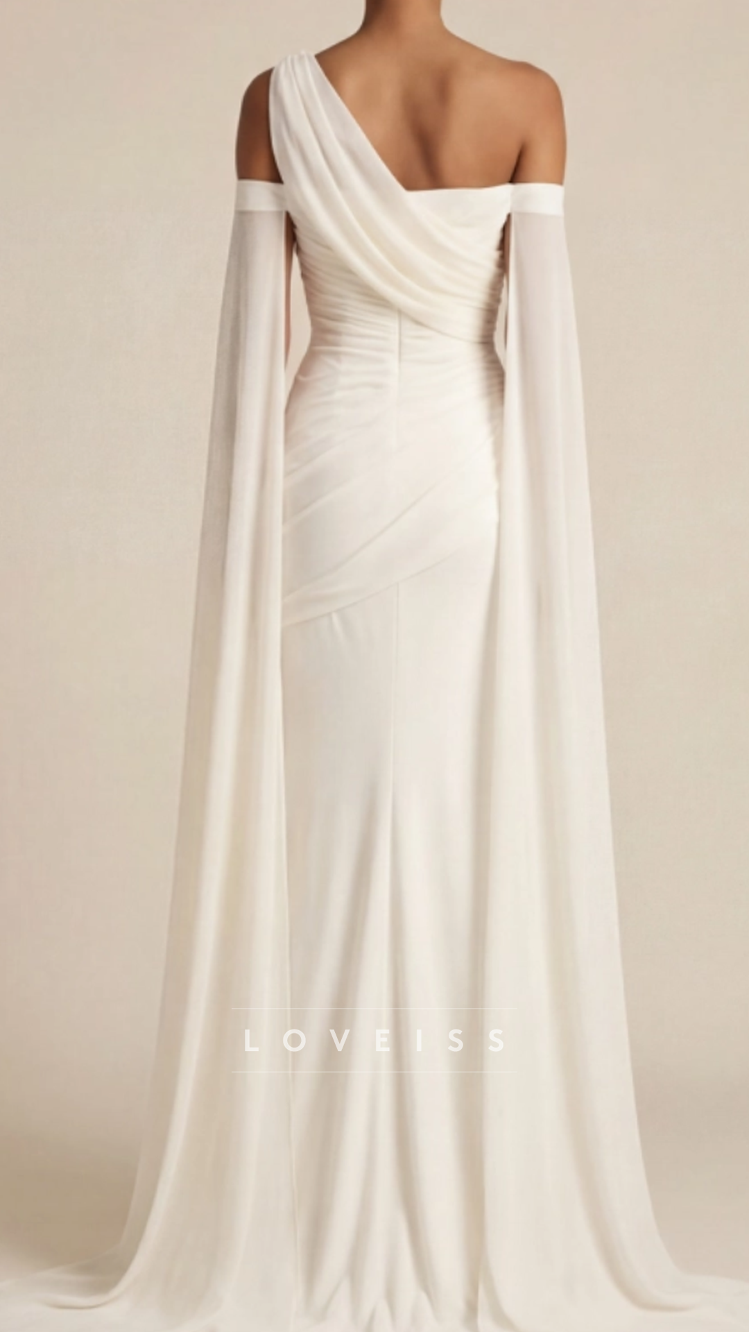 One Shoulder Mermaid Wedding Guest Dress