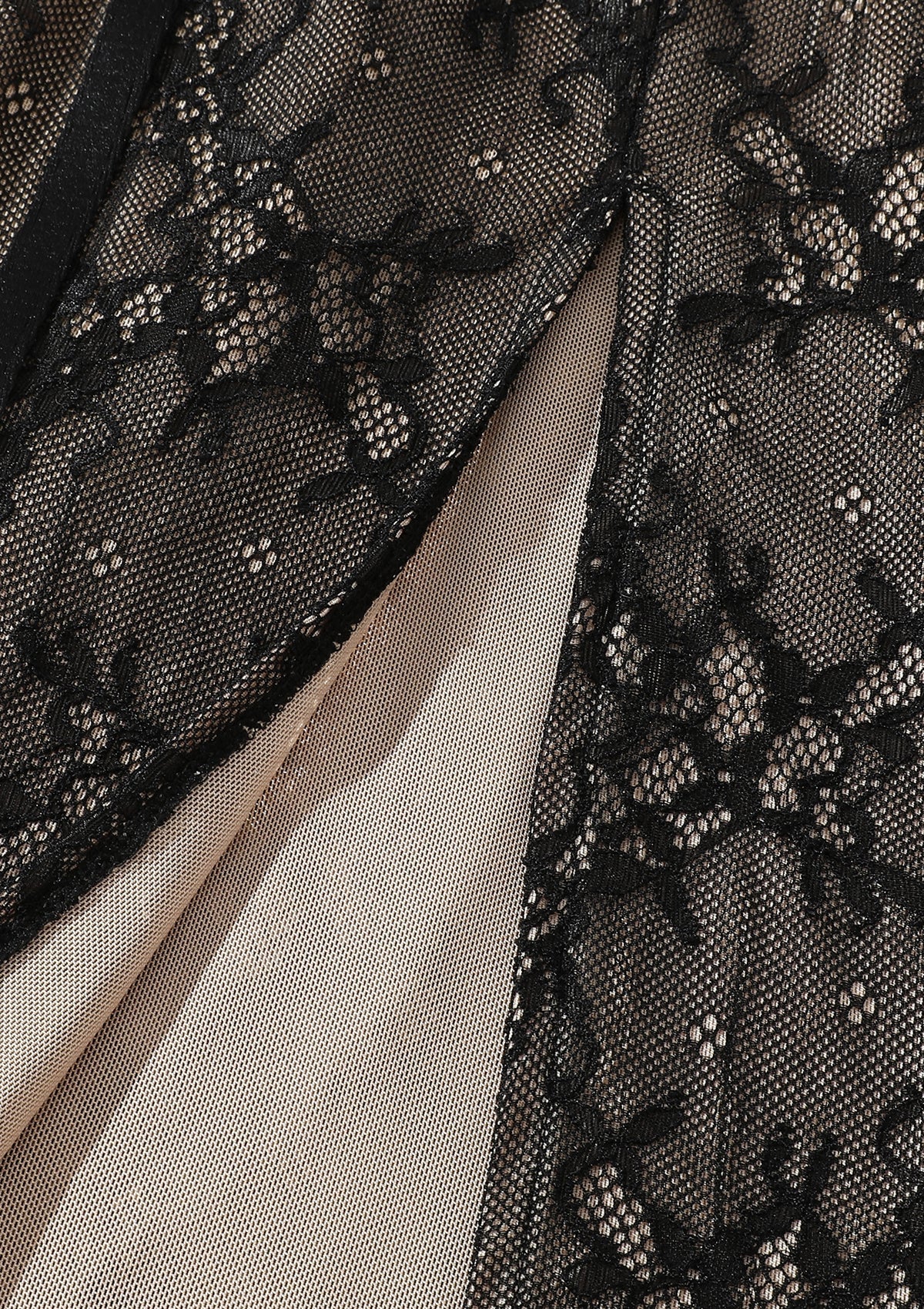 Black Lace Appliques Mermaid Evening Dress