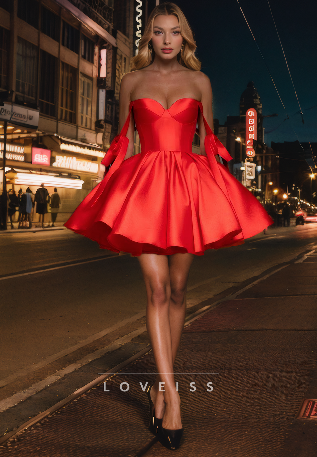 Sweetheart Sleeveless Pleated A-Line Short Homecoming Dress