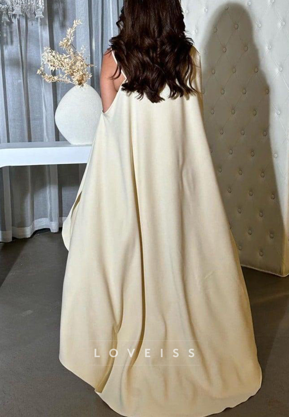 Asymmetrical Spaghetti Straps Jumpsuites