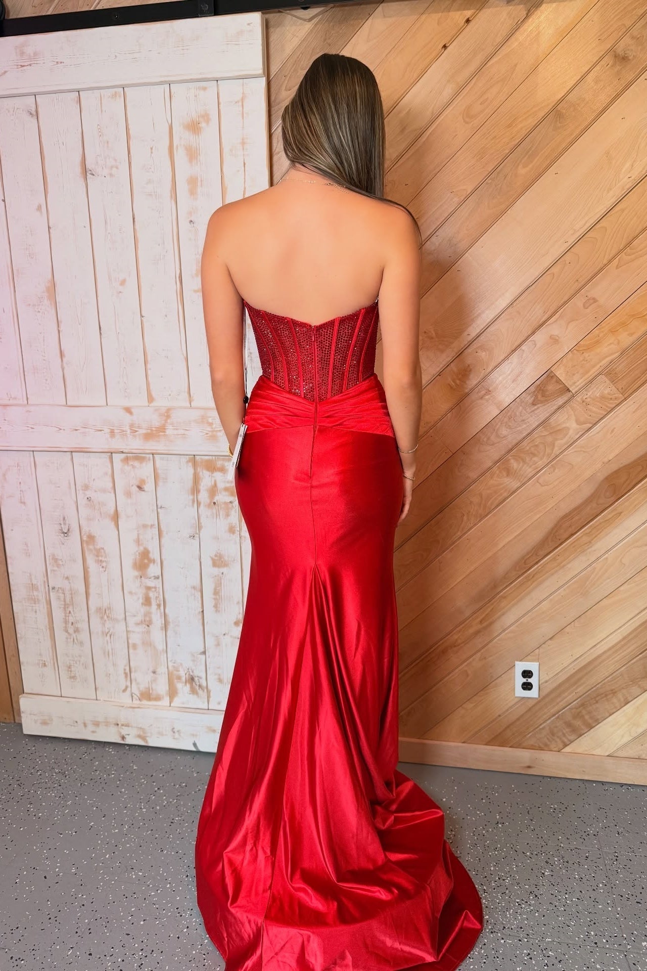 Sweetheart Beaded Mermaid Prom Dress