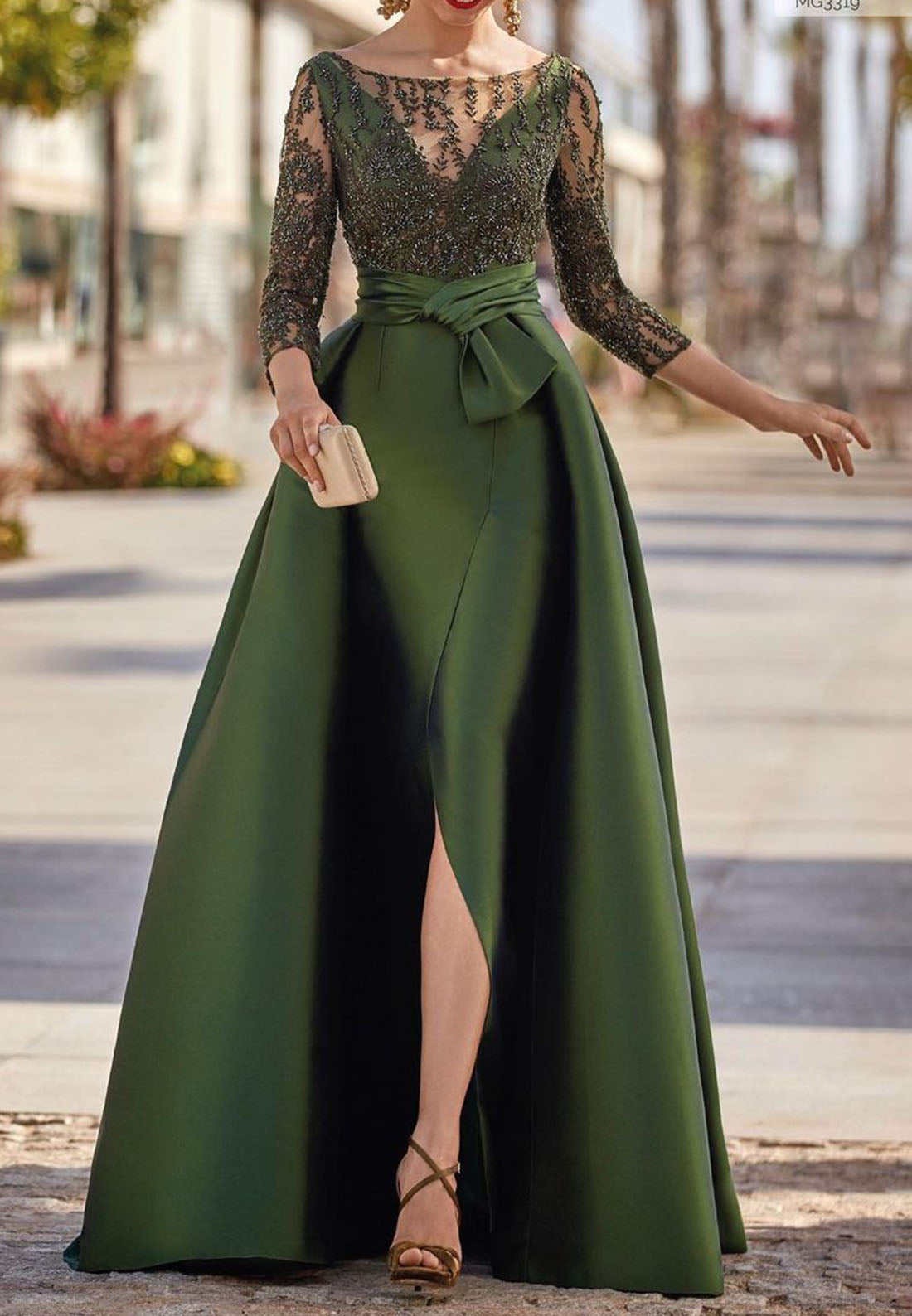 Sheath Scoop Lace 3/4 Sleeves Mother of the Bride Dress Long Formal Ev Loveiss Sheath Scoop Lace 3/4 Sleeves Mother of the Bride Dress Long Formal Ev Loveiss