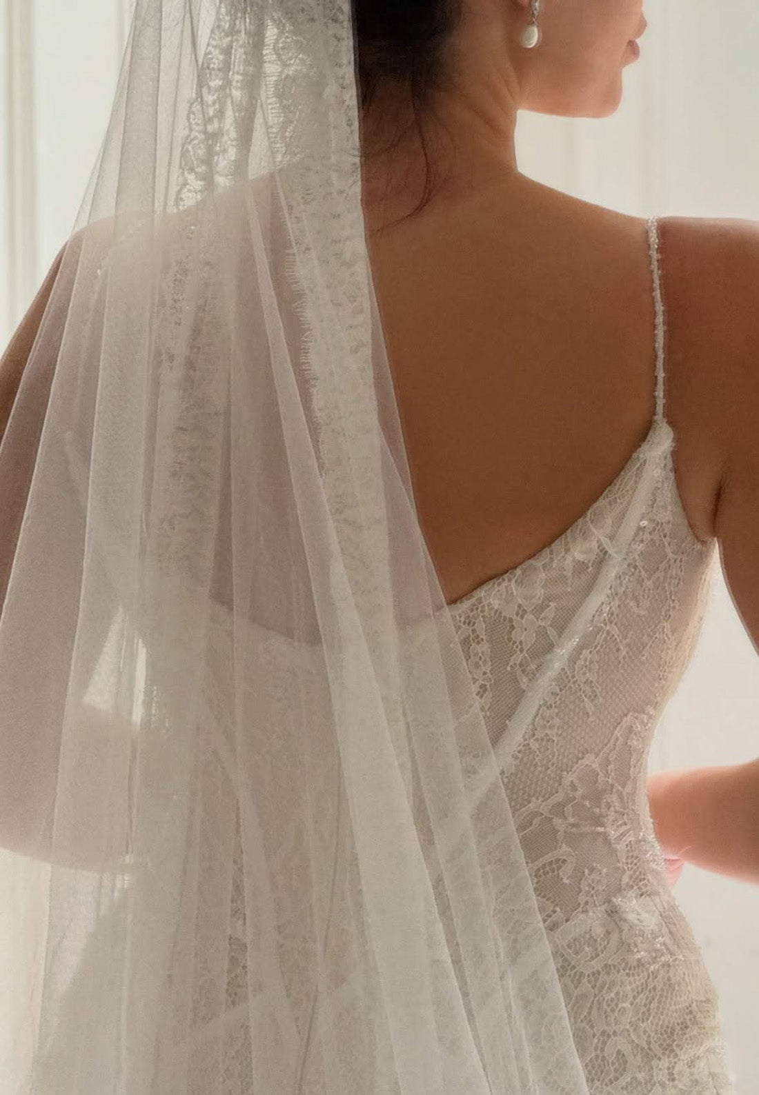 High Neck Long Sleeves Appliques Mermaid Wedding Dress
