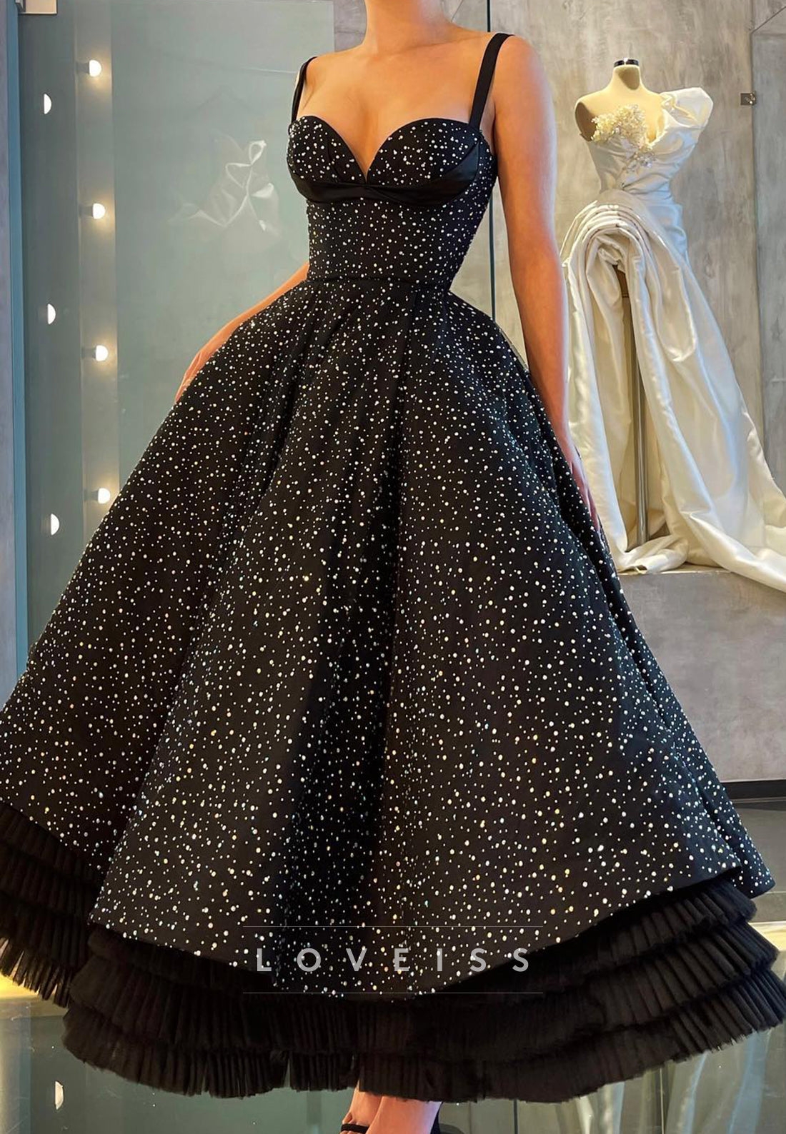 Sweetheart Sleeveless Pleated A-Line Prom Dress