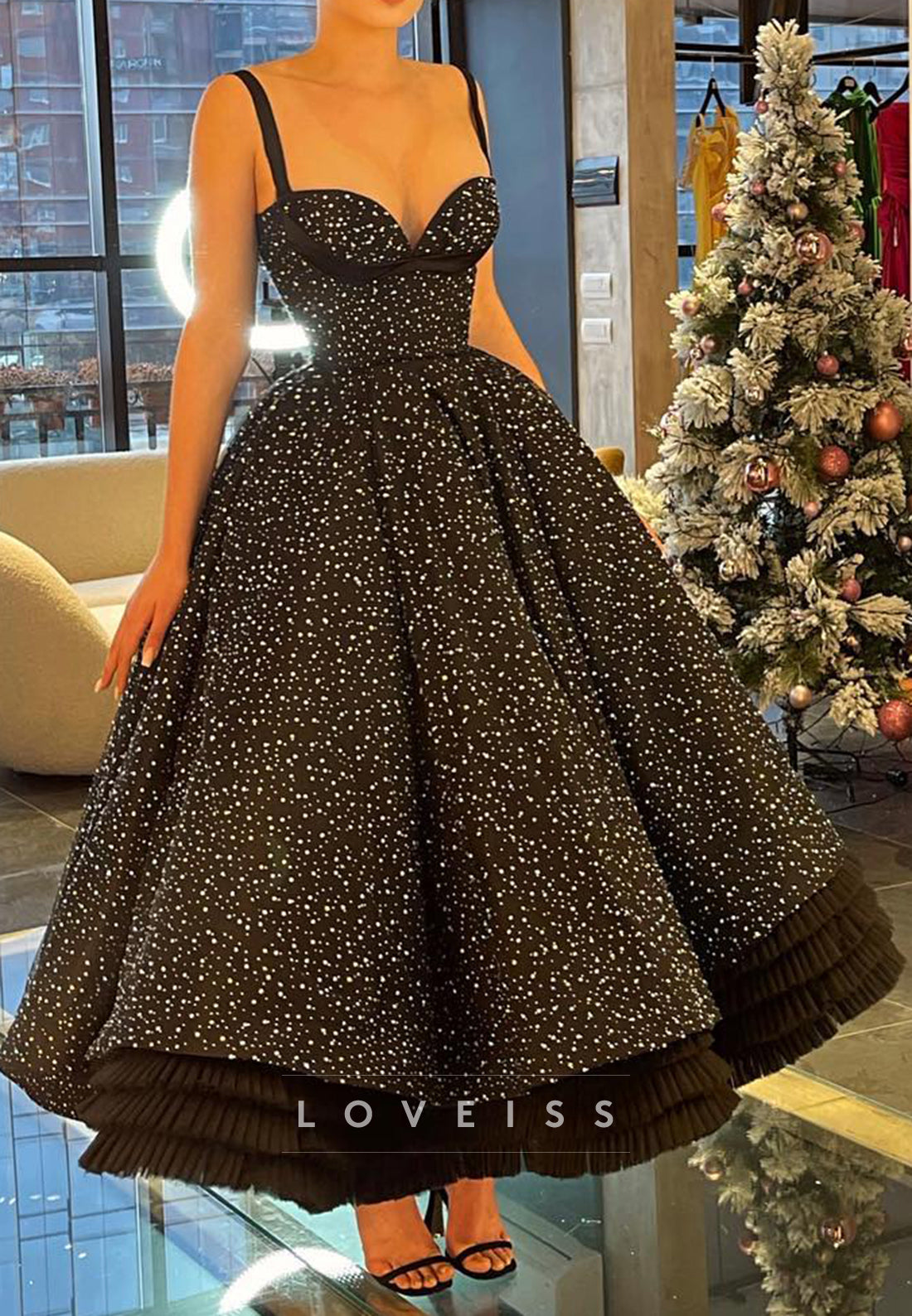 Sweetheart Sleeveless Pleated A-Line Prom Dress