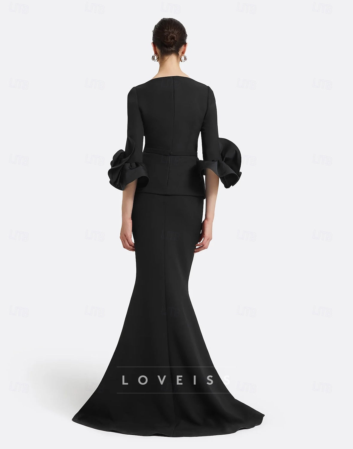 Mermaid Trumpet Floor Length Prom Dresses Evening Gown Ball Gown Formal Dress