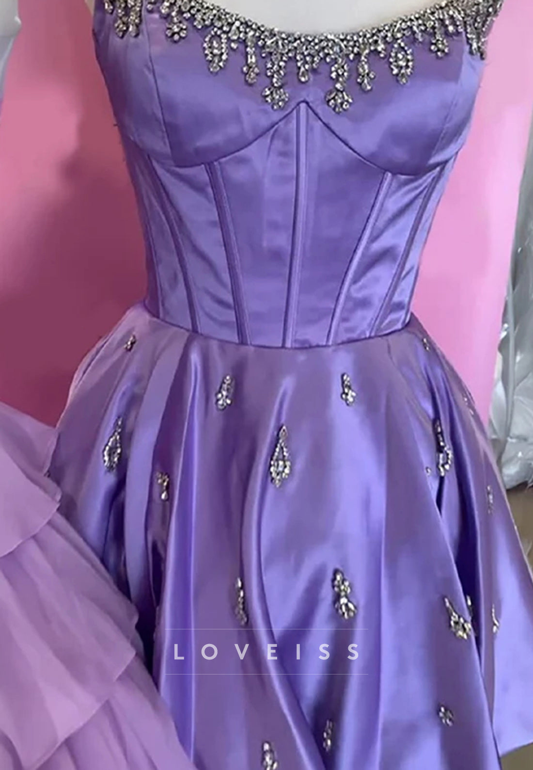 Off-Shoulder Beaded Pleated A-Line Short Homecoming Dress