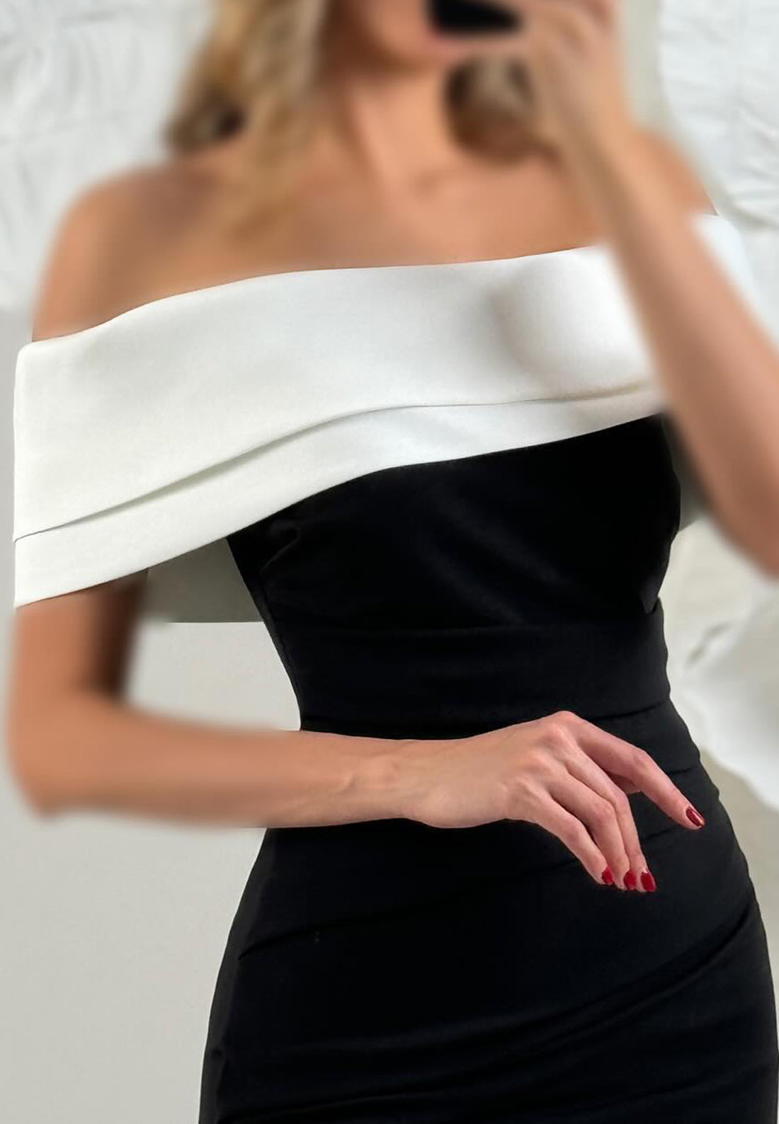 Off-Shoulder Sleek Evening Dress Mermaid Formal Dress