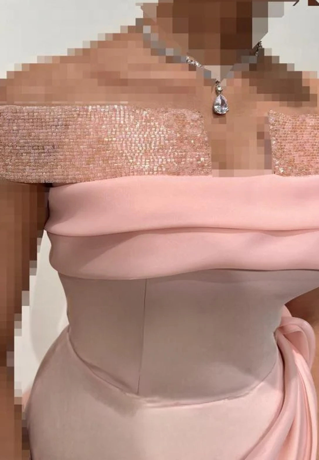 Off-Shoulder Sleeveless Bowknot Sheath Evening Dress