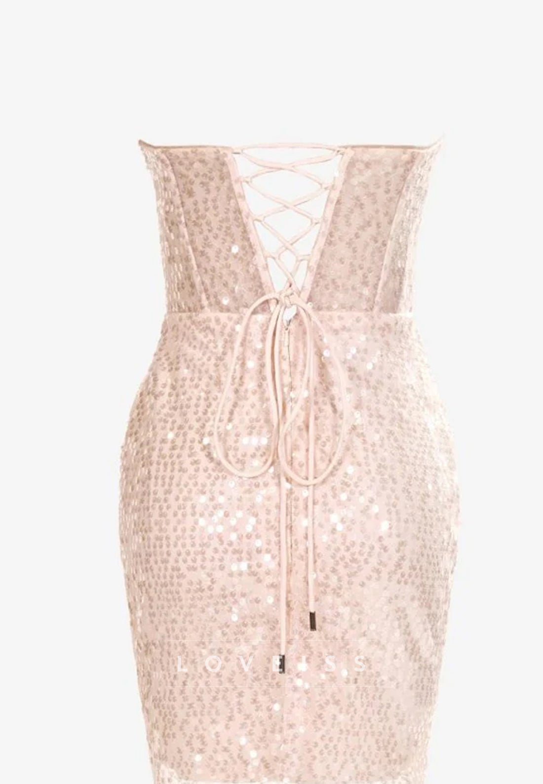 Sweetheart Beaded Embroidery Sparkly Sheath Party Homecoming Dress