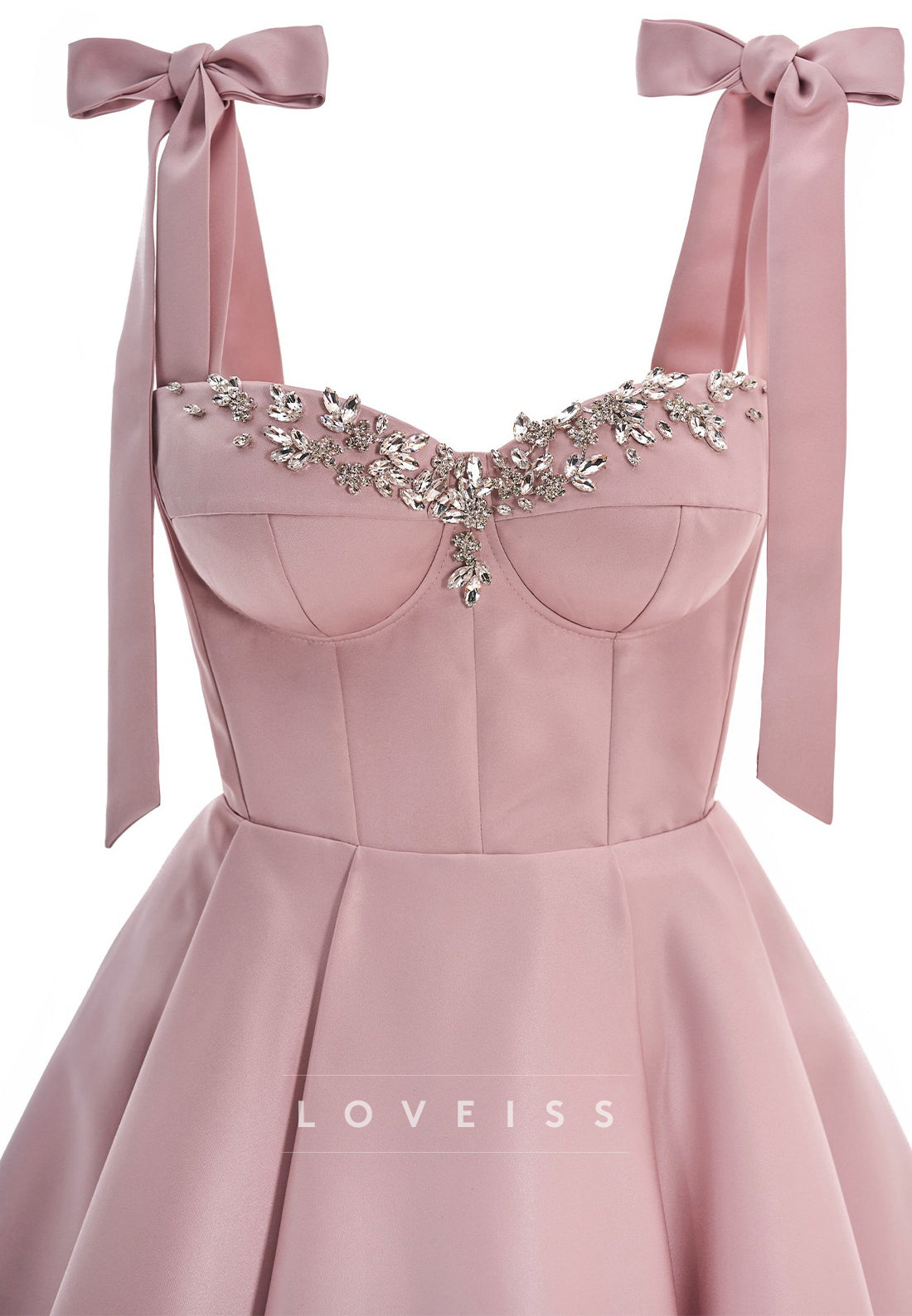 Sweetheart Beaded Pleated A-Line Party Homecoming Dress
