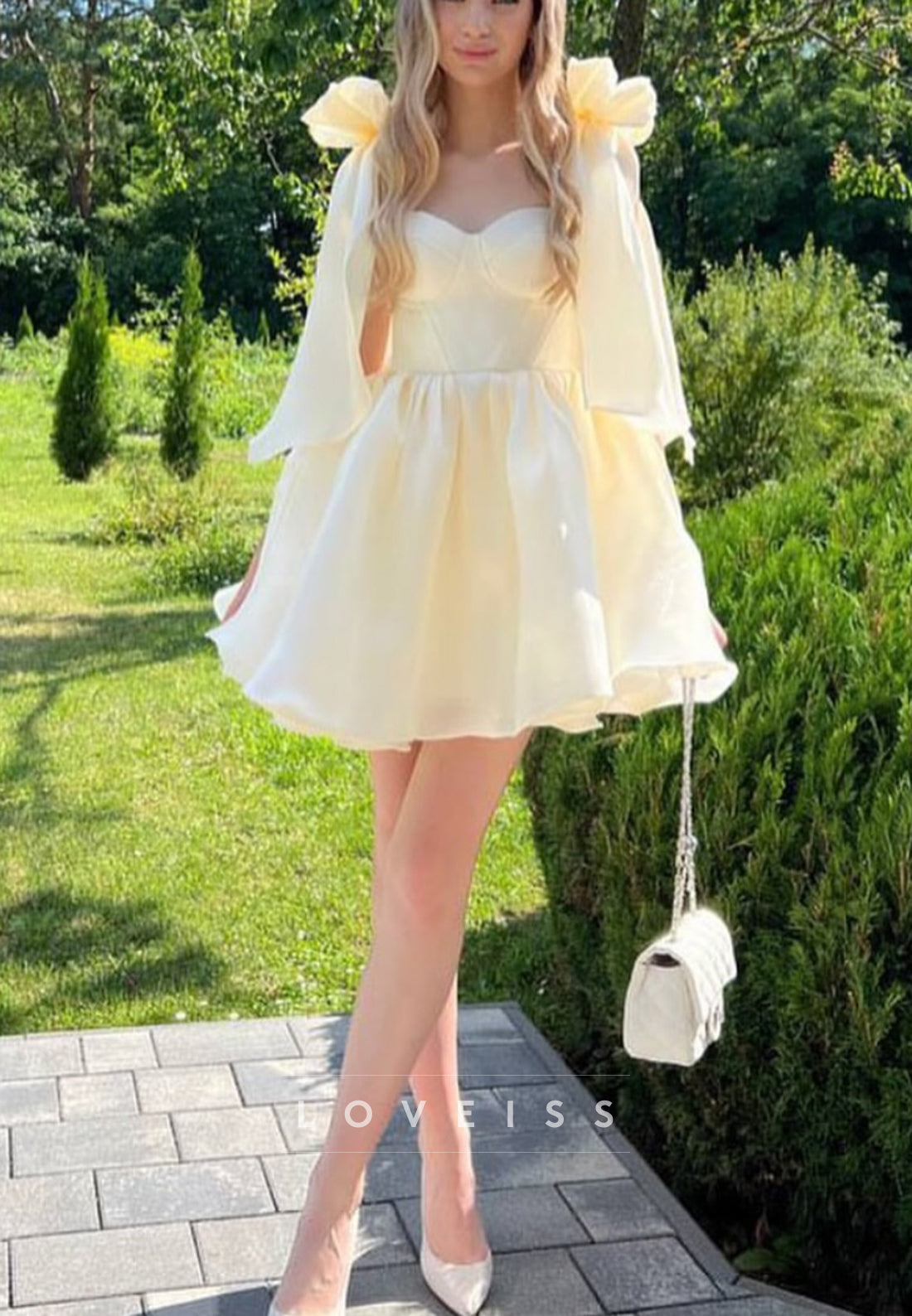 Sweetheart Sleek Sparkly A-Line Party Homecoming Dress