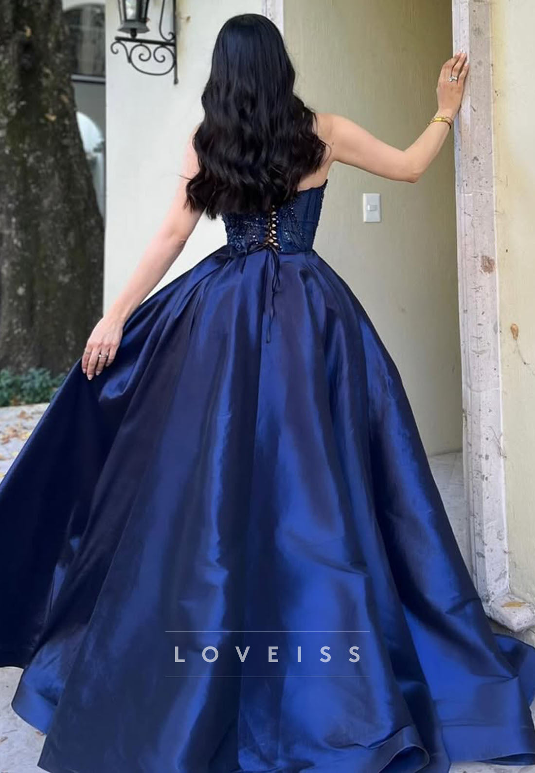 Sweetheart Sleeveless Sequins Beaded Mermaid Prom Dress