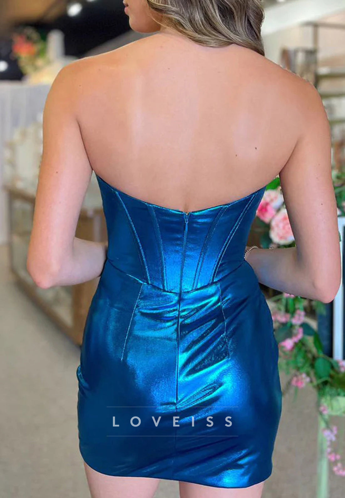 Sweetheart Sleeveless Sheath Party Homecoming Dress