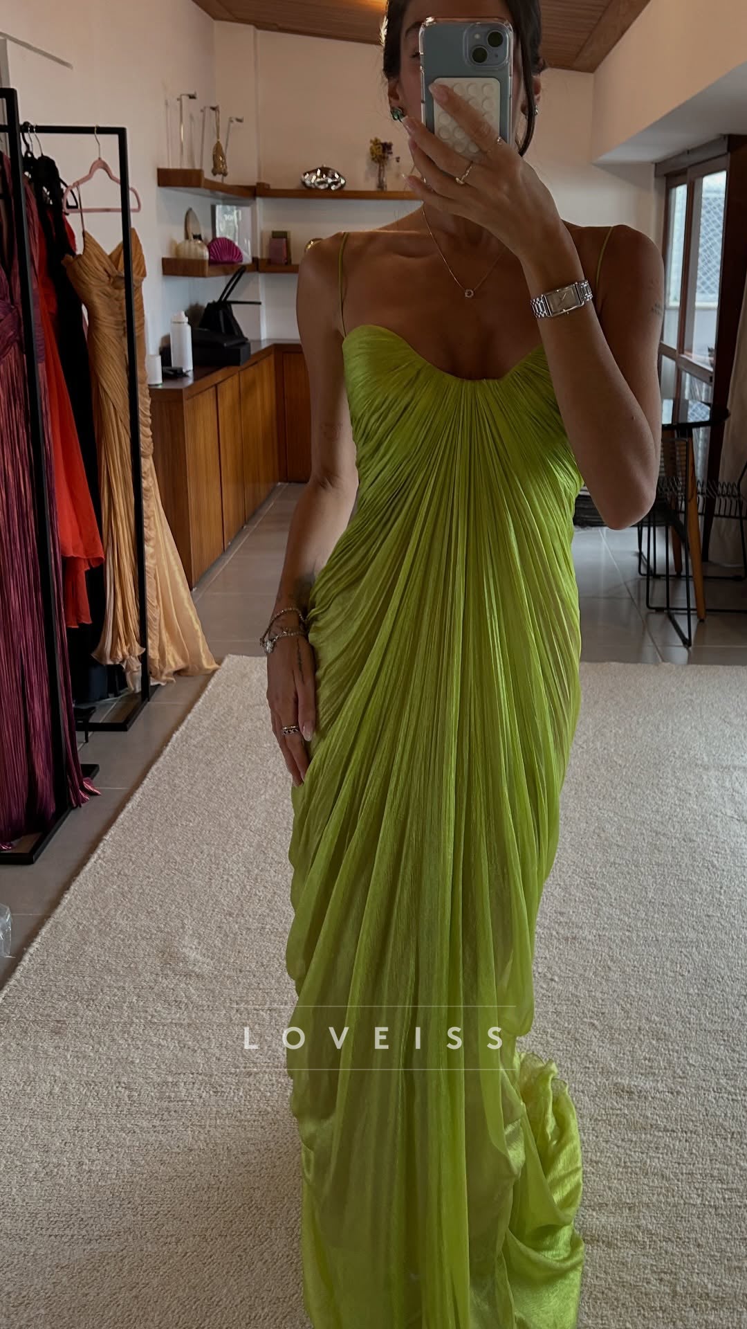 Sweetheart Strapless Pleated Sheath Evening Dress