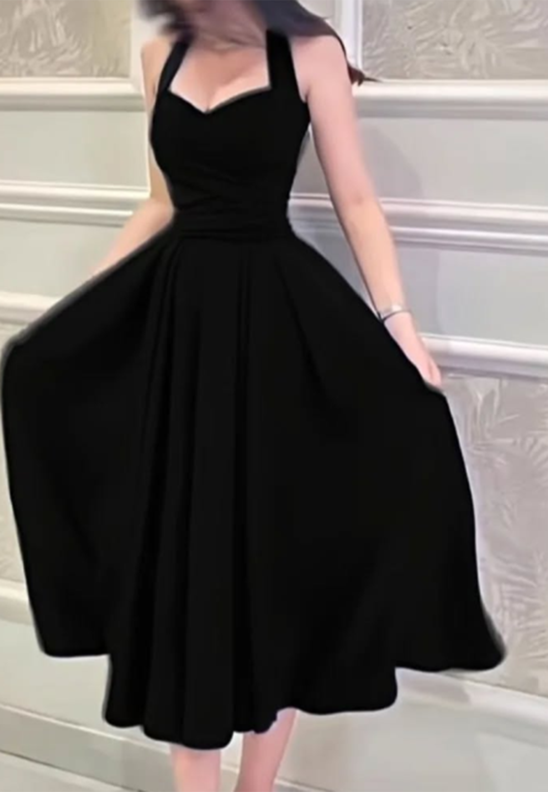Sweetheart Straps Pleated A-Line Semi-Formal A-Line Cocktail Dress