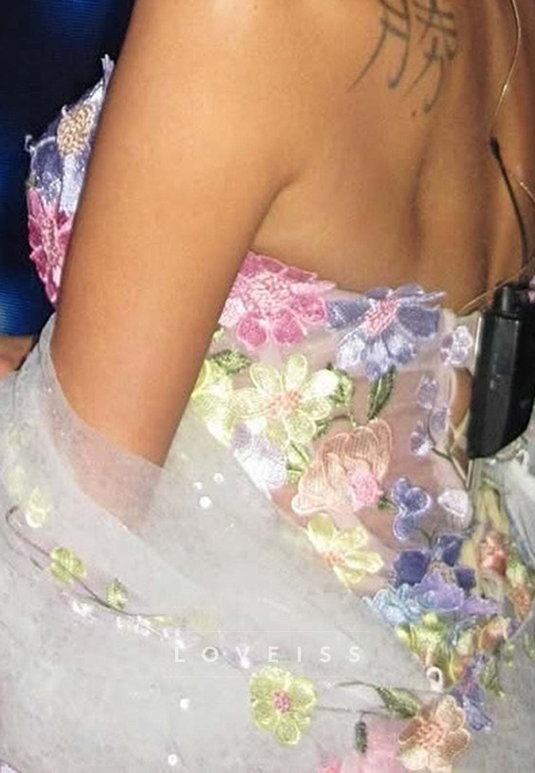 V-Neck Short Floral Embellished Sheath Wedding Dress