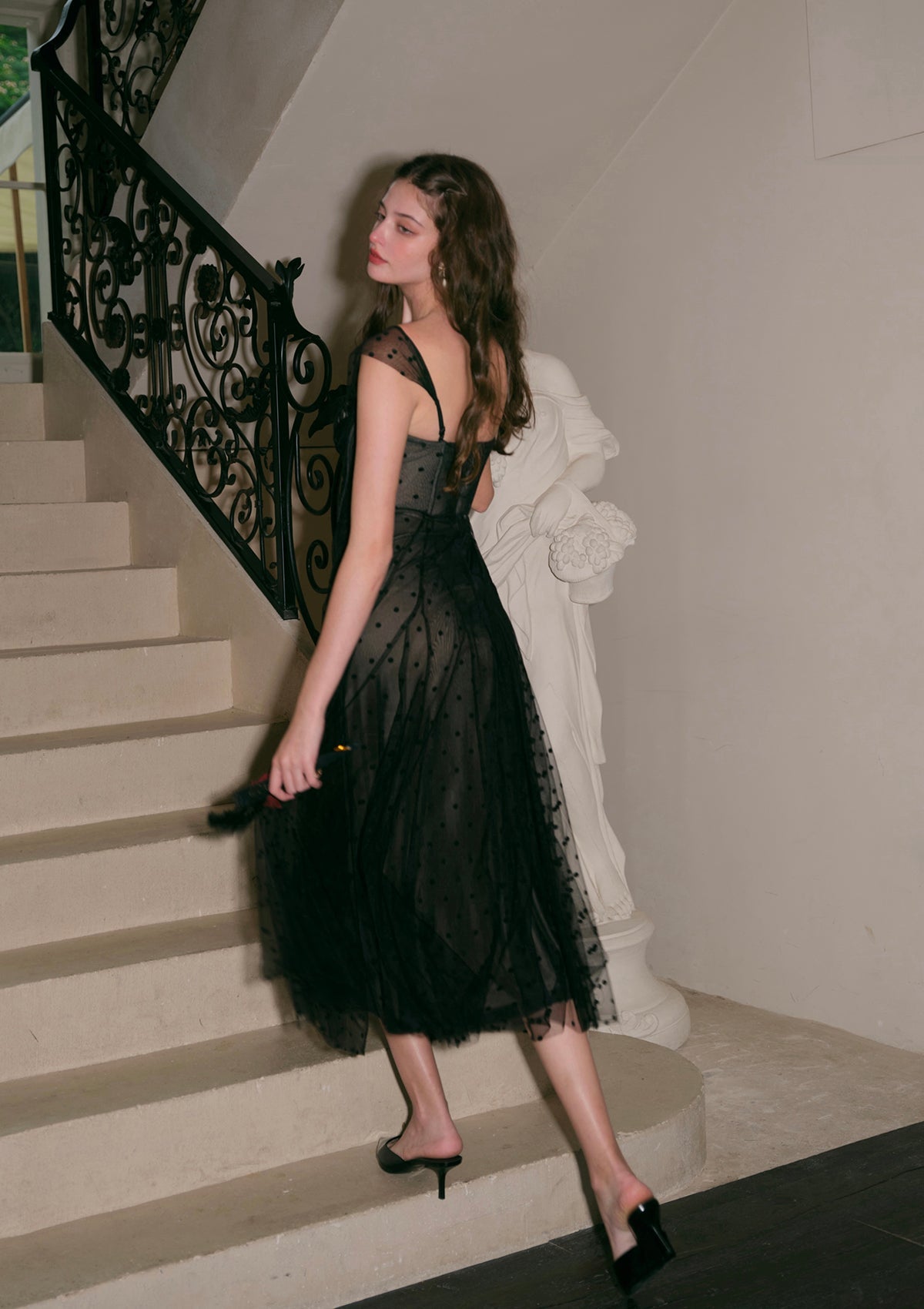 Sweetheart Lace Appliques Tulle A-Line Prom Dress