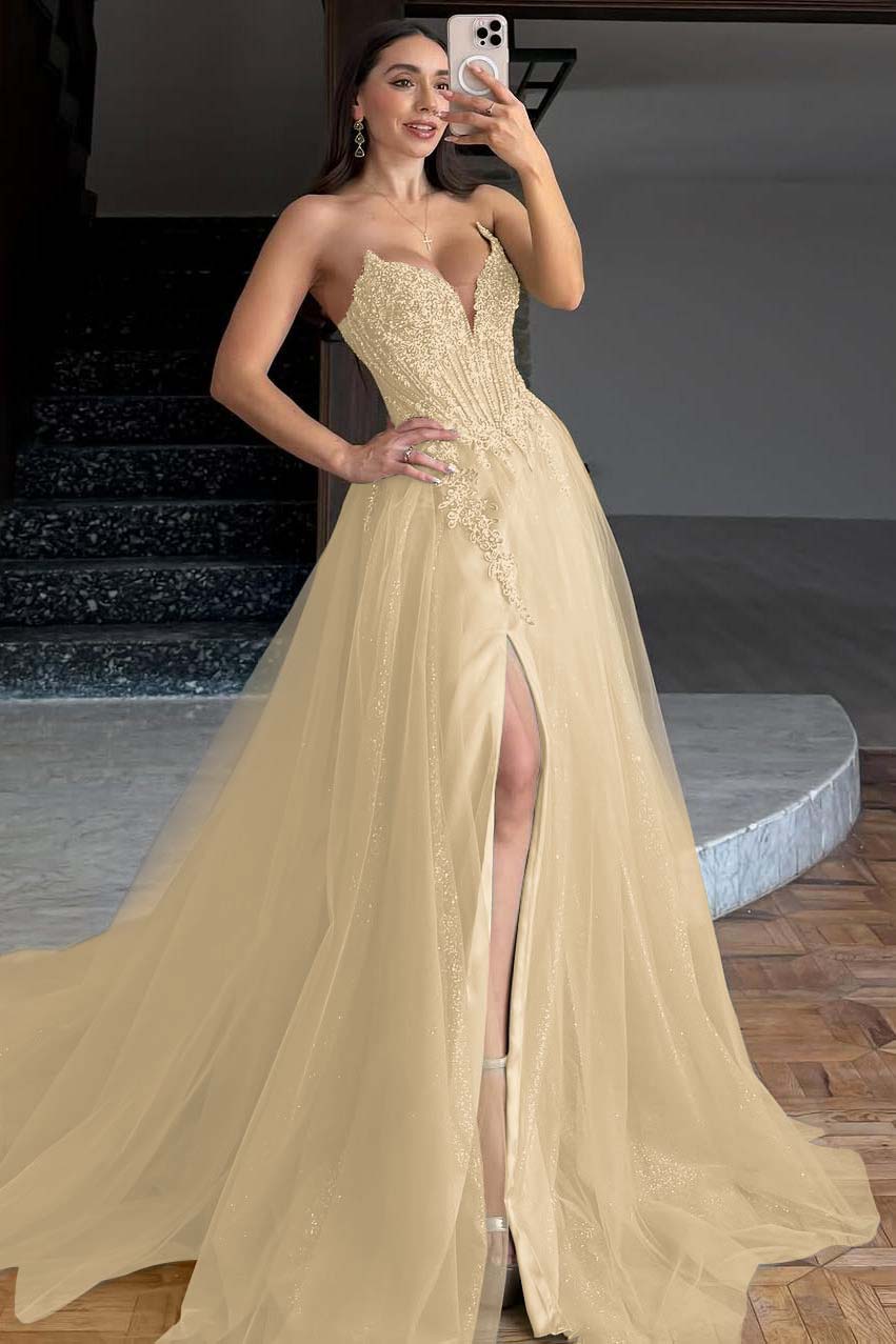 Lussooy Black Shinning Satin Sweetheart Sleeveless Beaded Mermaid Prom Dress with Shawl