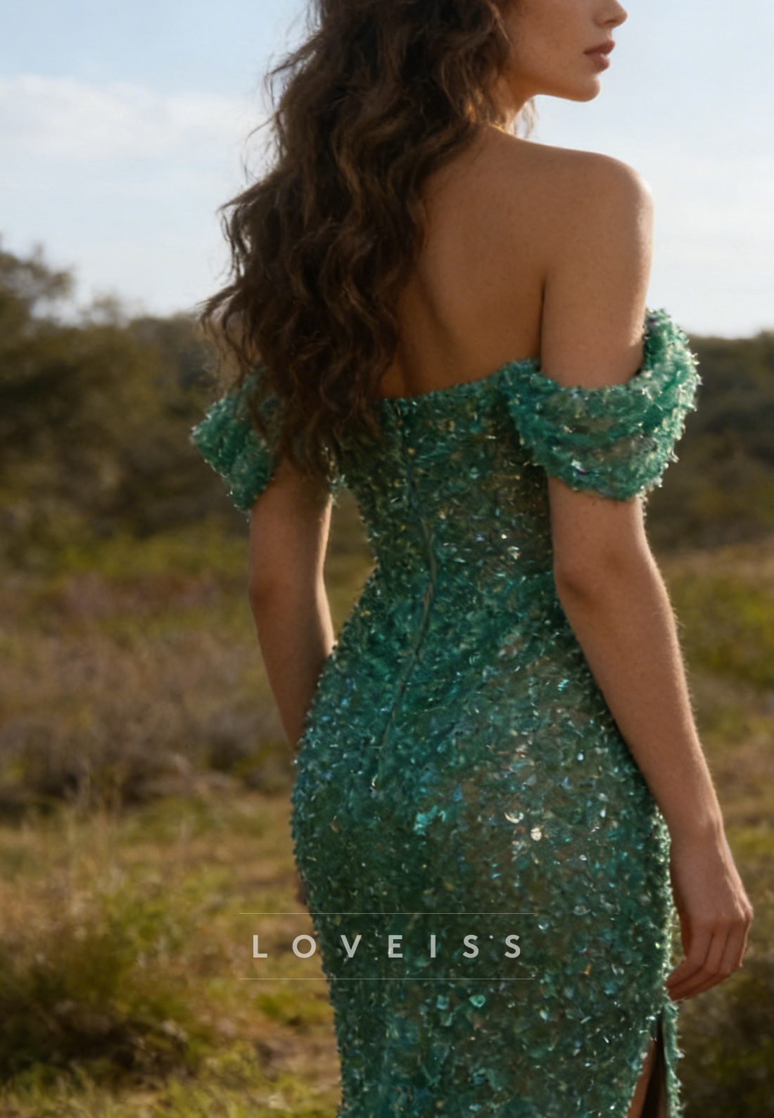 Sweetheart Beaded Embroidery Mermaid Sparkly Prom Dress