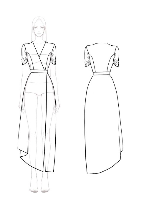 Fall Wedding Guest Dress Satin Green V-Neck Maxi Dress