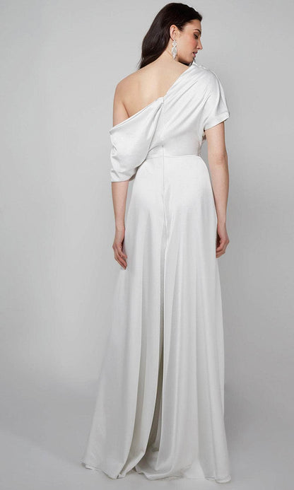 Alyce Paris 70019 - One Shoulder Wide Leg Jumpsuit