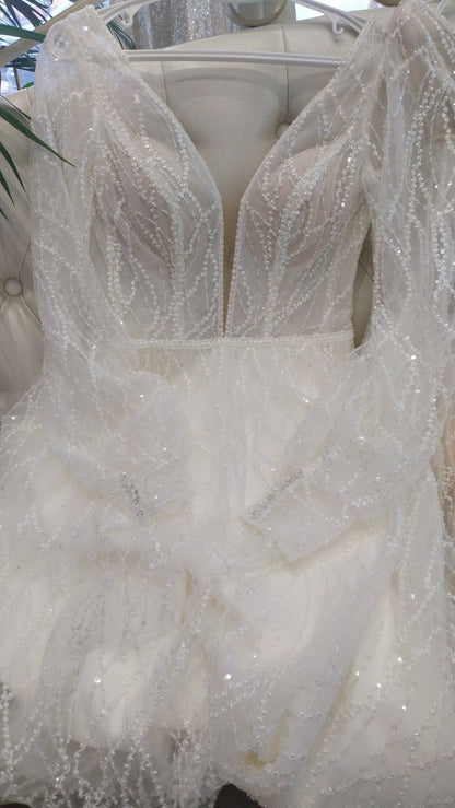 boho summer beach long ivory bride bridal wedding dress plus size adjustable brilliant bridal lace a line tulle open wedding unique bohemian