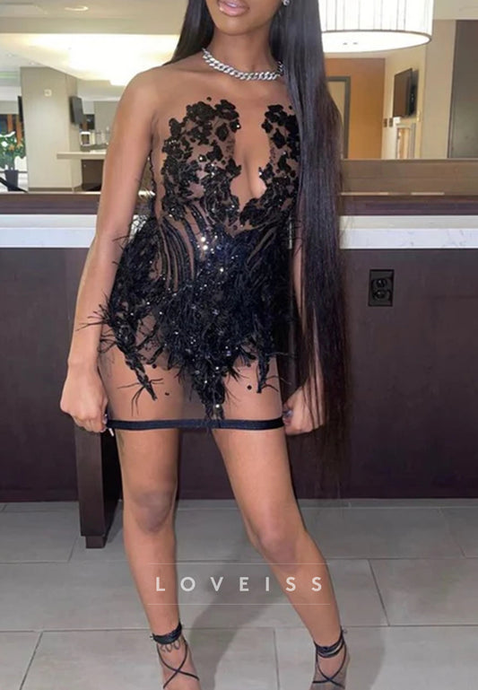 Sexy Black Homecoming Dress 23rd Birthday Outfit Dress For Black Girls