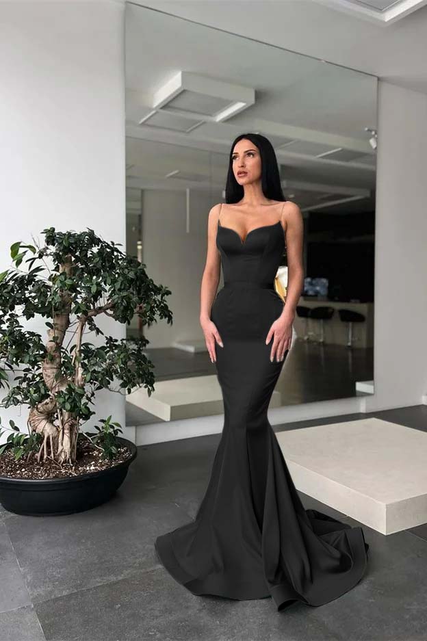 Lussooy Green Simple Satin One Shoulder Sleeveless Pleated Flower Prom Dress with Split