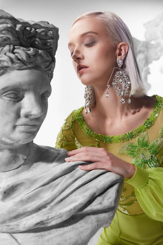 Embellished top with pants