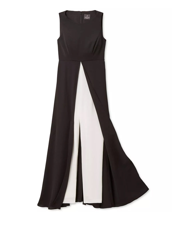 Contrast Sleeveless Jumpsuit