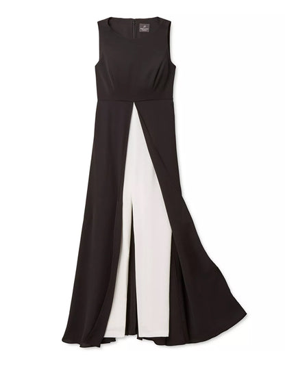 Contrast Sleeveless Jumpsuit