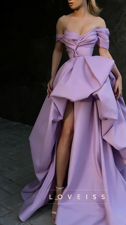 V-Neck Sleeveless Sleek Ball Gown A-Line Prom Dress