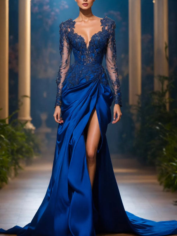 Lace Elegant and Exquisite Wedding Evening Dress