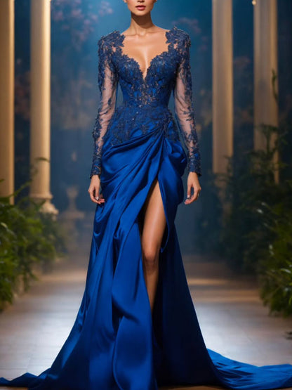 Lace Elegant and Exquisite Wedding Evening Dress