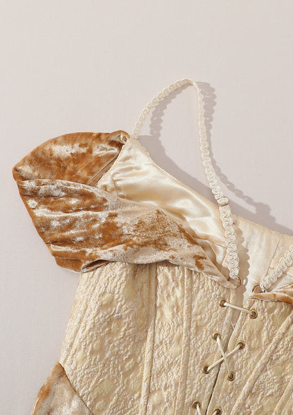 Off-Shoulder Velvet Mermaid Prom Dress