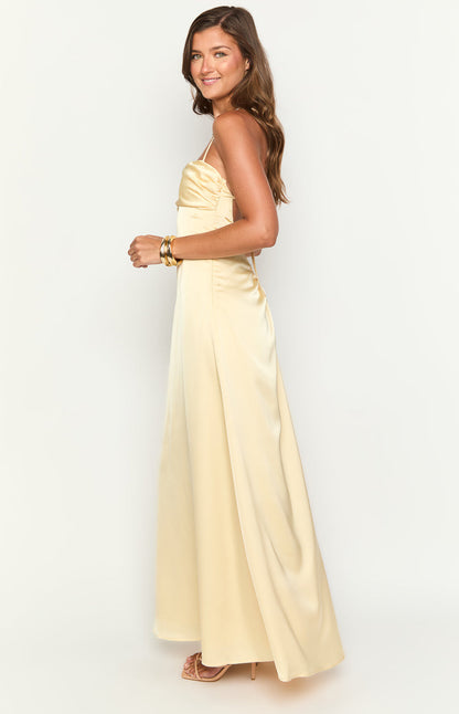 Square Spaghetti Straps Sleek Sheath Prom Dress