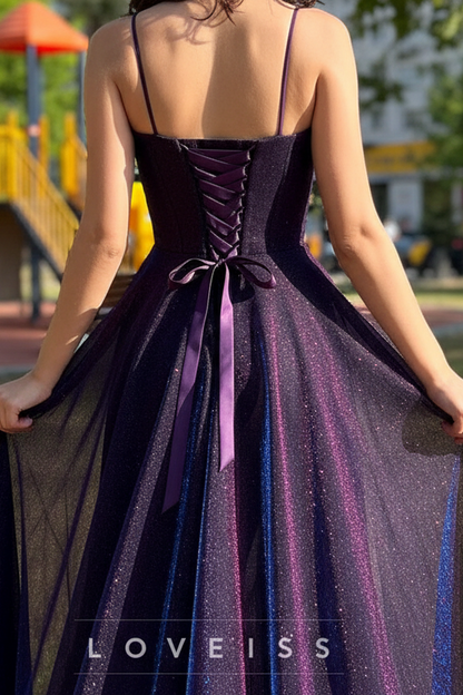 Sweetheart Sleeveless Pleated A-Line Prom Dress