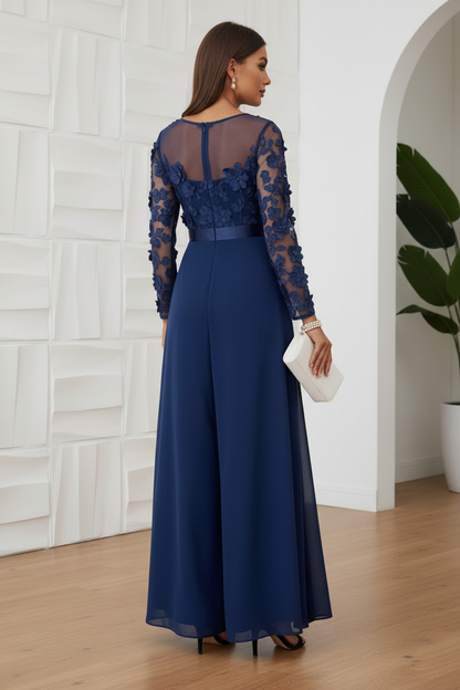 Jumpsuit Scoop Chiffon Mother of the Bride Jumpsuit