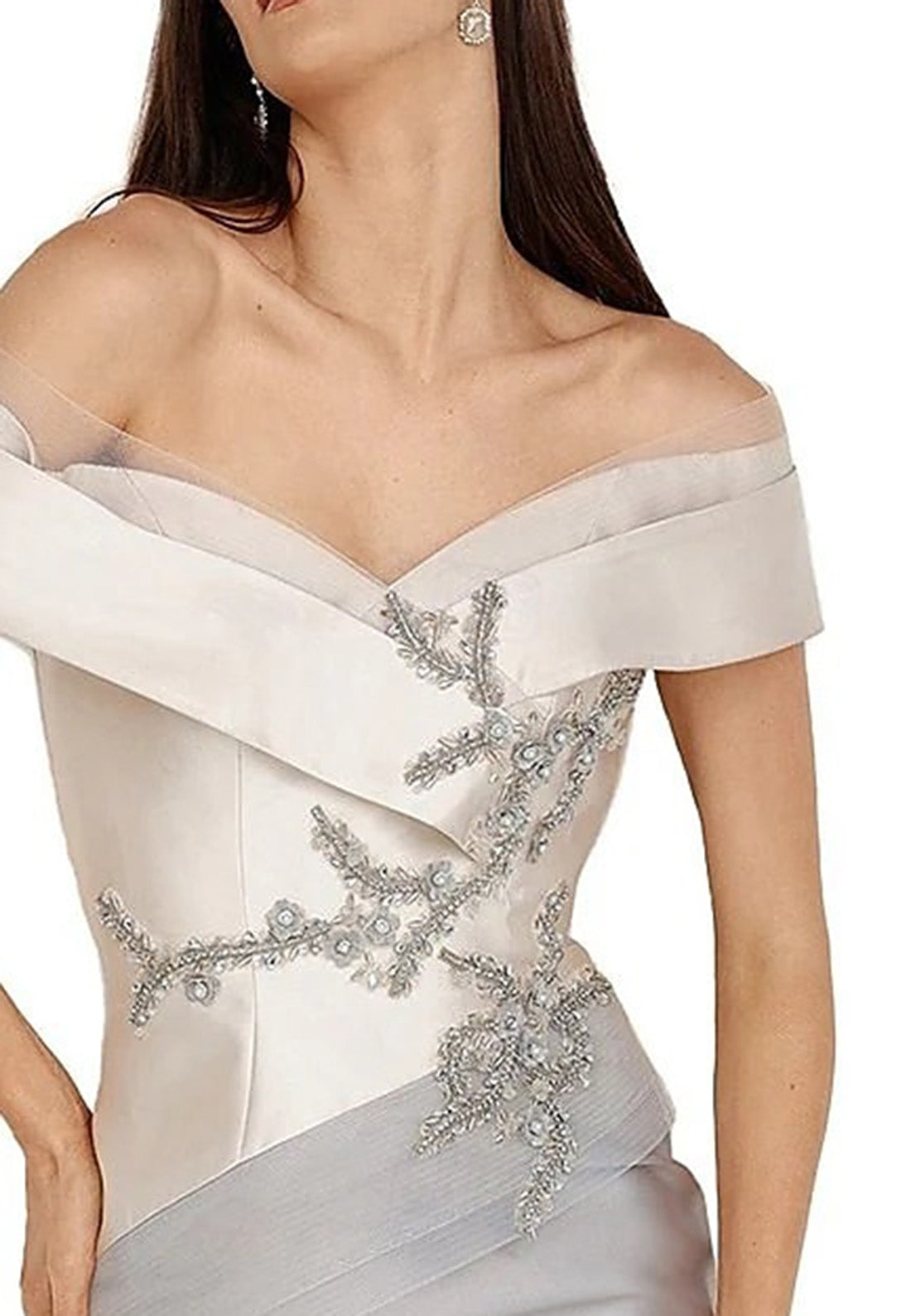 Mermaid Evening Gown Elegant Dress Formal Wedding Floor Length Sleeveless