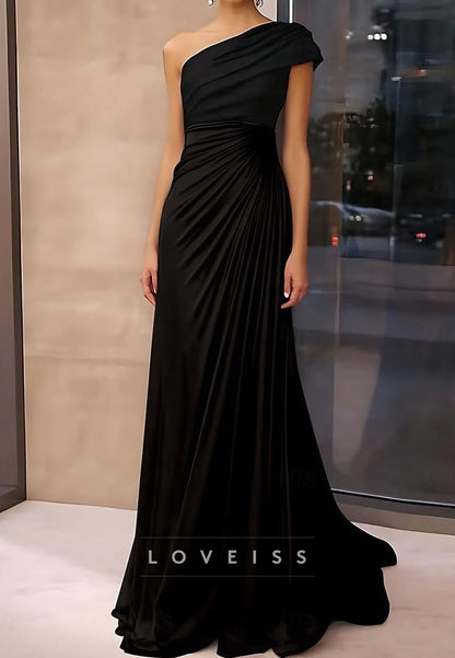 Mermaid Evening Gown Formal Dress Elegant Glittering Celebrity Style Sleeveless