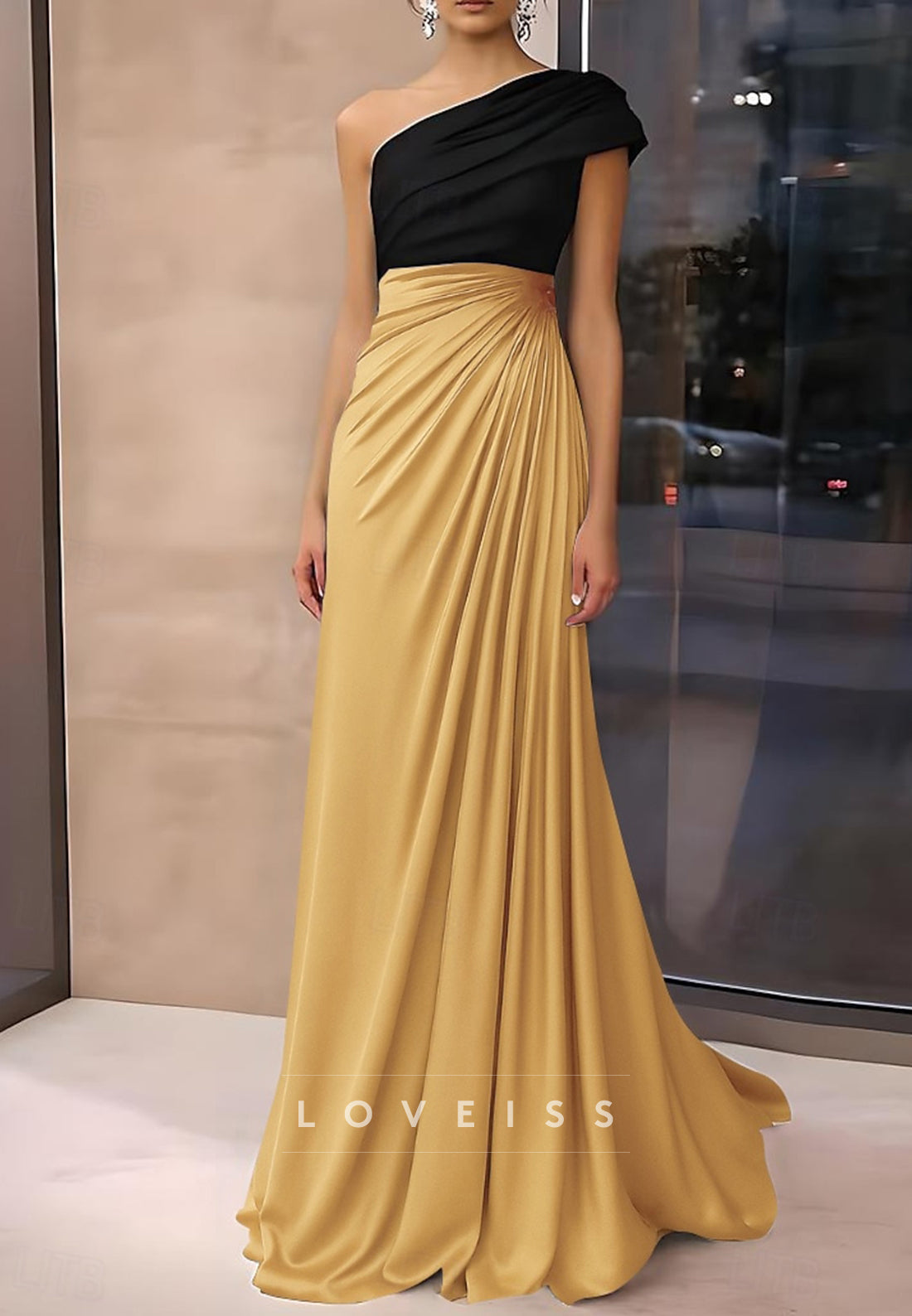 Mermaid Evening Gown Formal Dress Elegant Glittering Celebrity Style Sleeveless