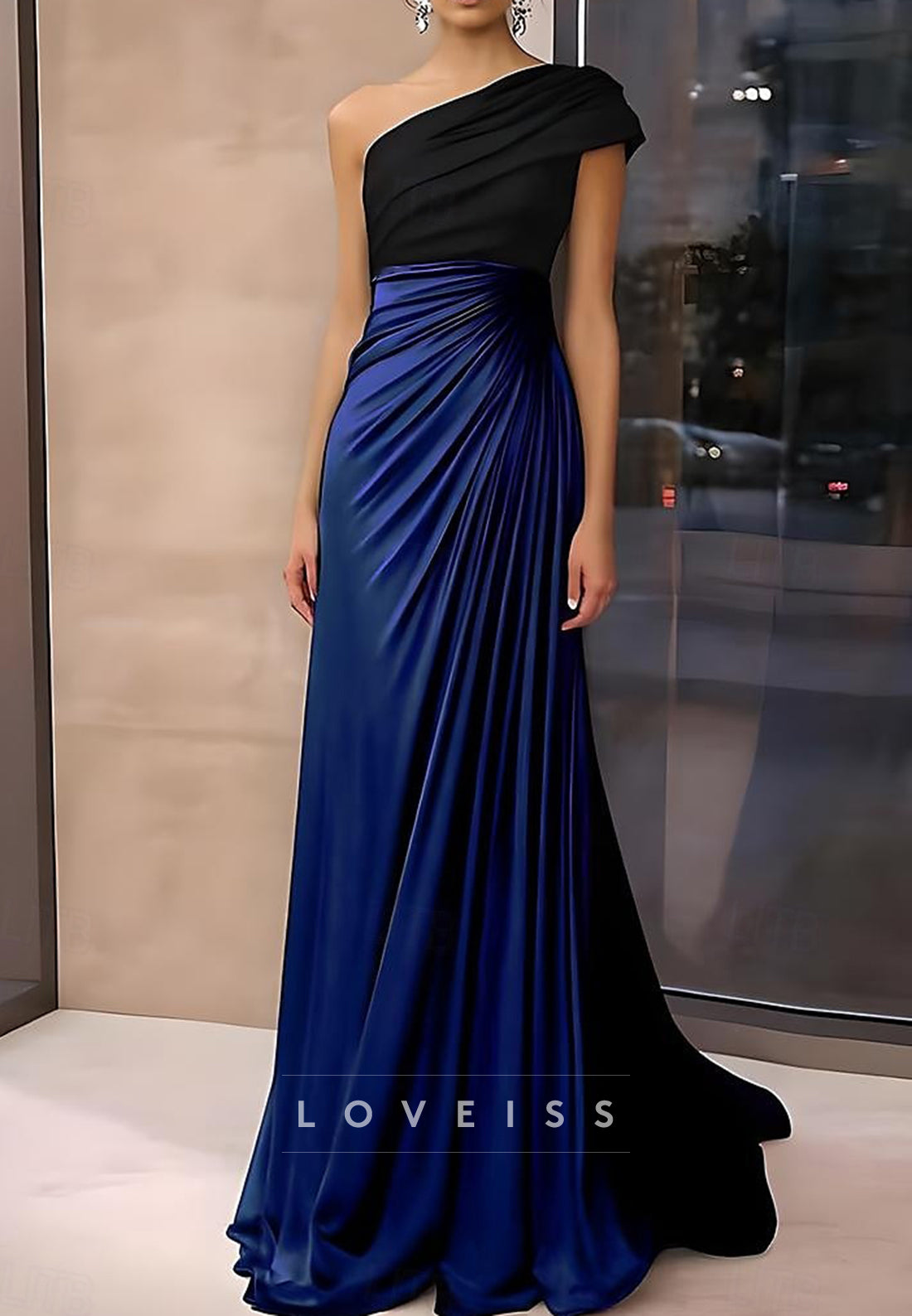 Mermaid Evening Gown Formal Dress Elegant Glittering Celebrity Style Sleeveless