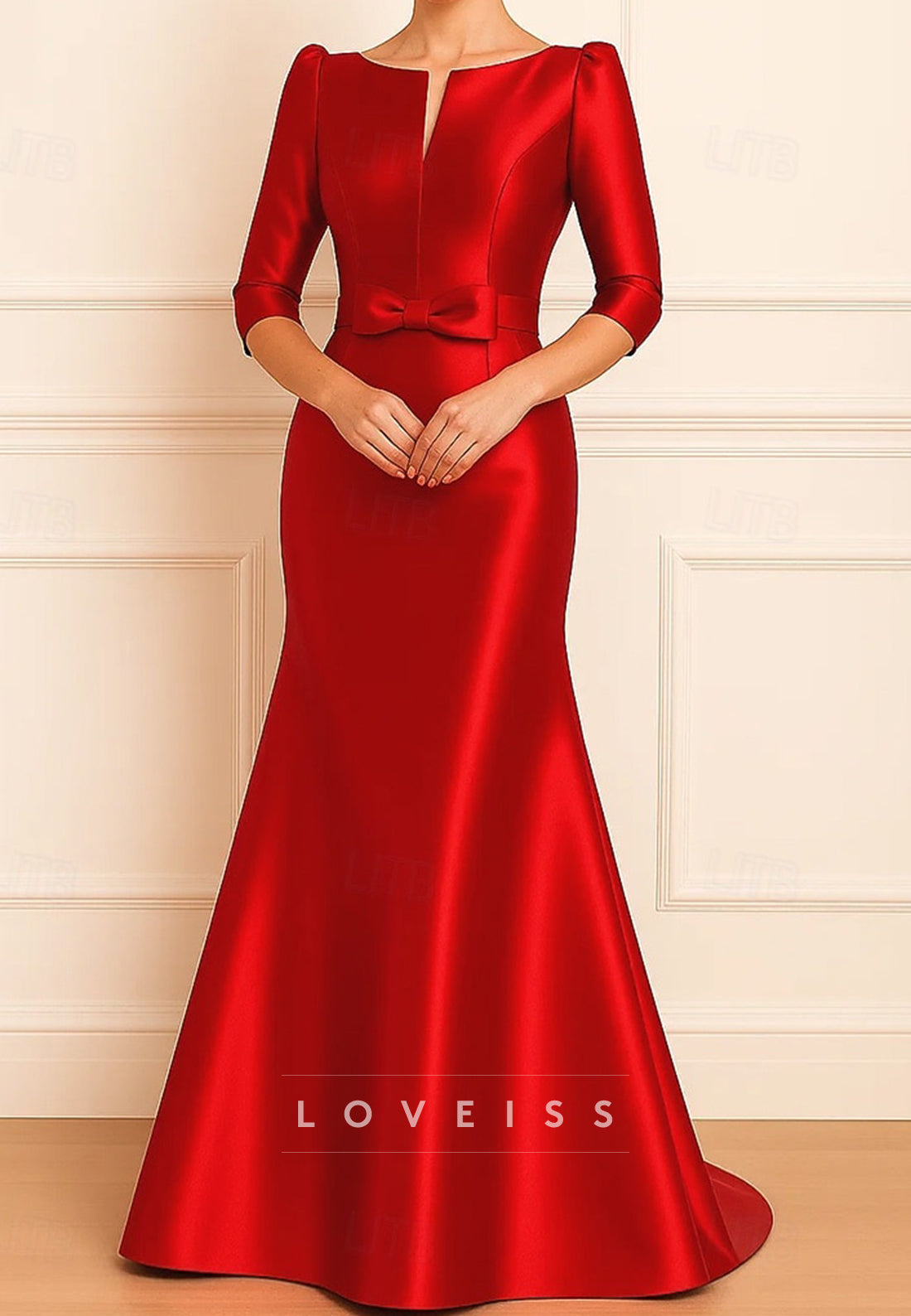 Mermaid  Floor Length Evening Gown Elegant Celebrity