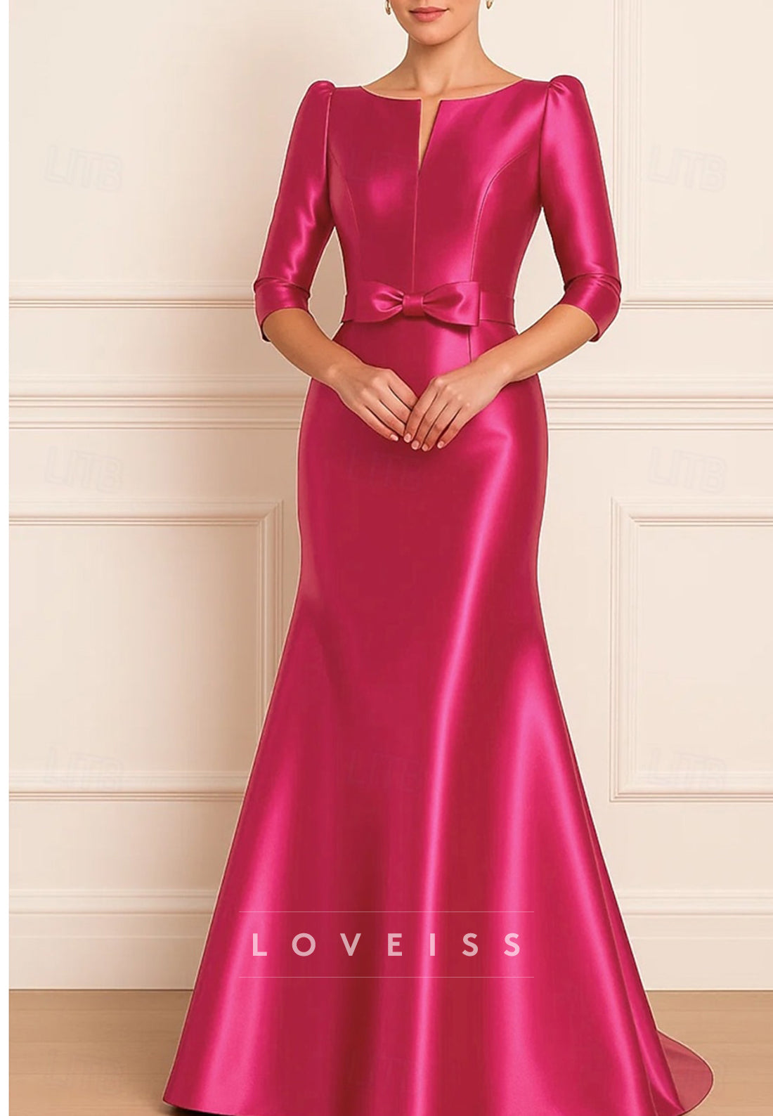 Mermaid  Floor Length Evening Gown Elegant Celebrity