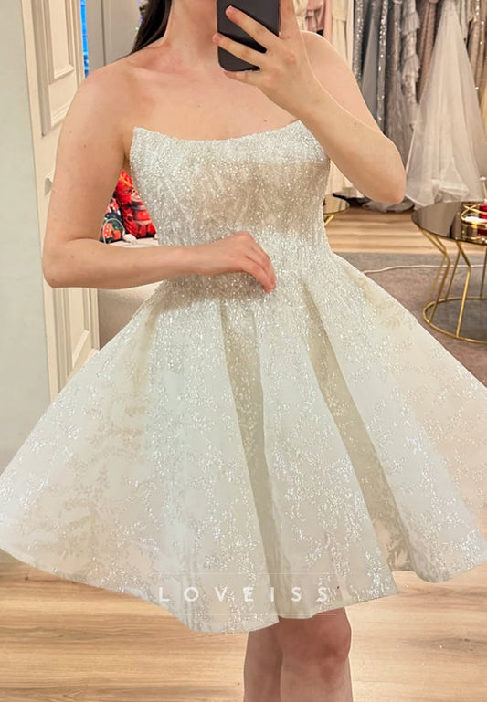 Off-Shoulder Beaded Embroidery A-Line Party Homecoming Dress