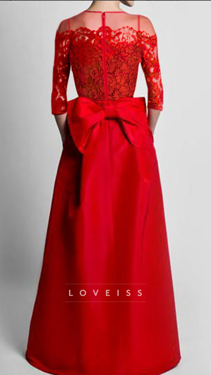 Off-Shoulder Lace Appliques  Jumpsuits Mother of Bride Dress