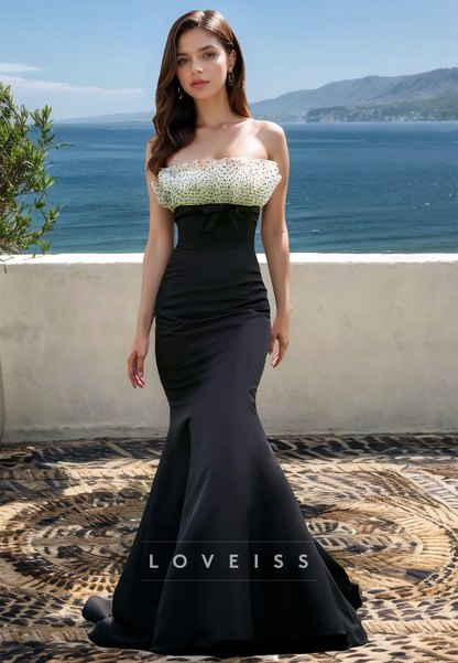 Off-Shoulder Sleeveless Bodycon Mermaid Formal Dress