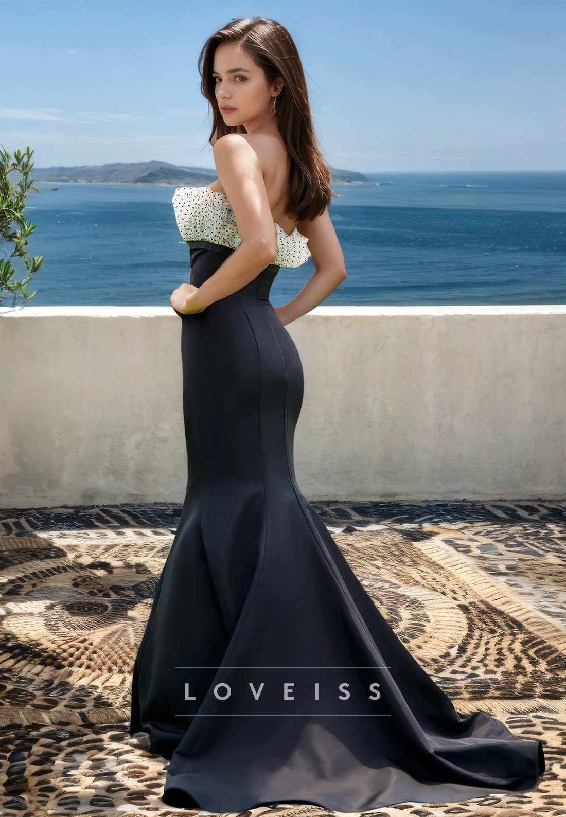 Off-Shoulder Sleeveless Bodycon Mermaid Formal Dress