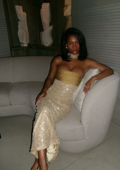 Pretty Mermaid Strapless Long Yellow Sequin Satin Party Dresses Prom Dresses